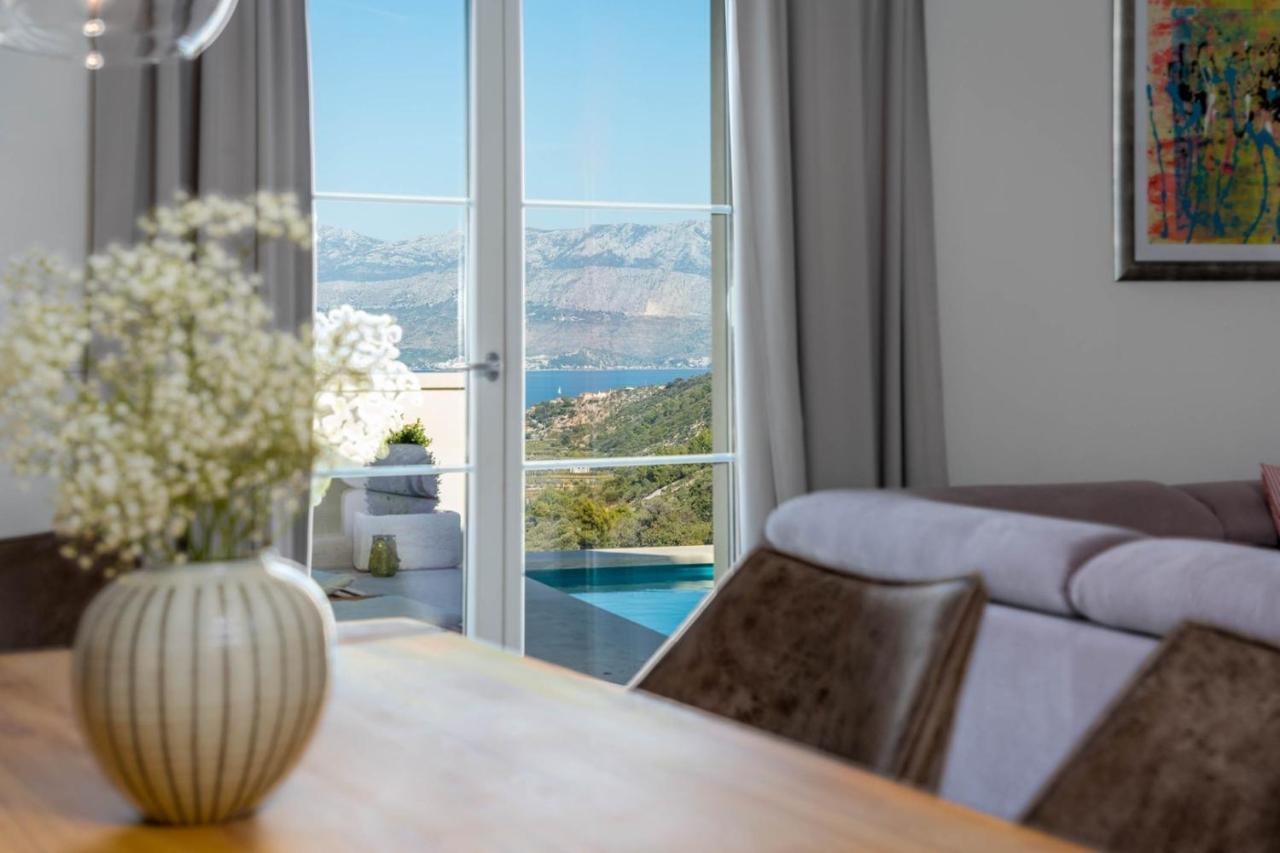 New Villa Ani! Traditional And Luxurious 4-Bedroom Villa With Heated Pool And Sea Views ポスティレ エクステリア 写真