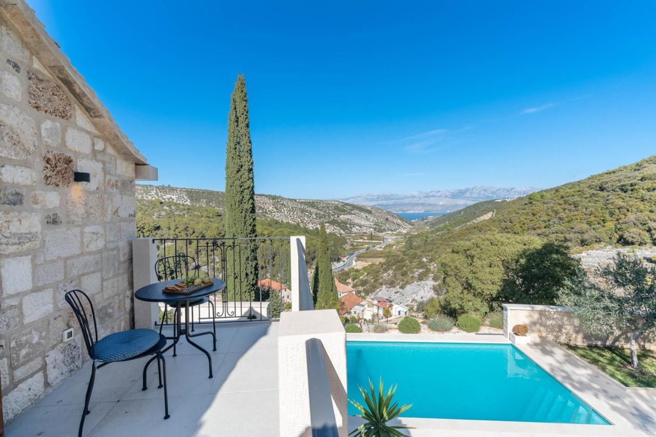 New Villa Ani! Traditional And Luxurious 4-Bedroom Villa With Heated Pool And Sea Views ポスティレ エクステリア 写真