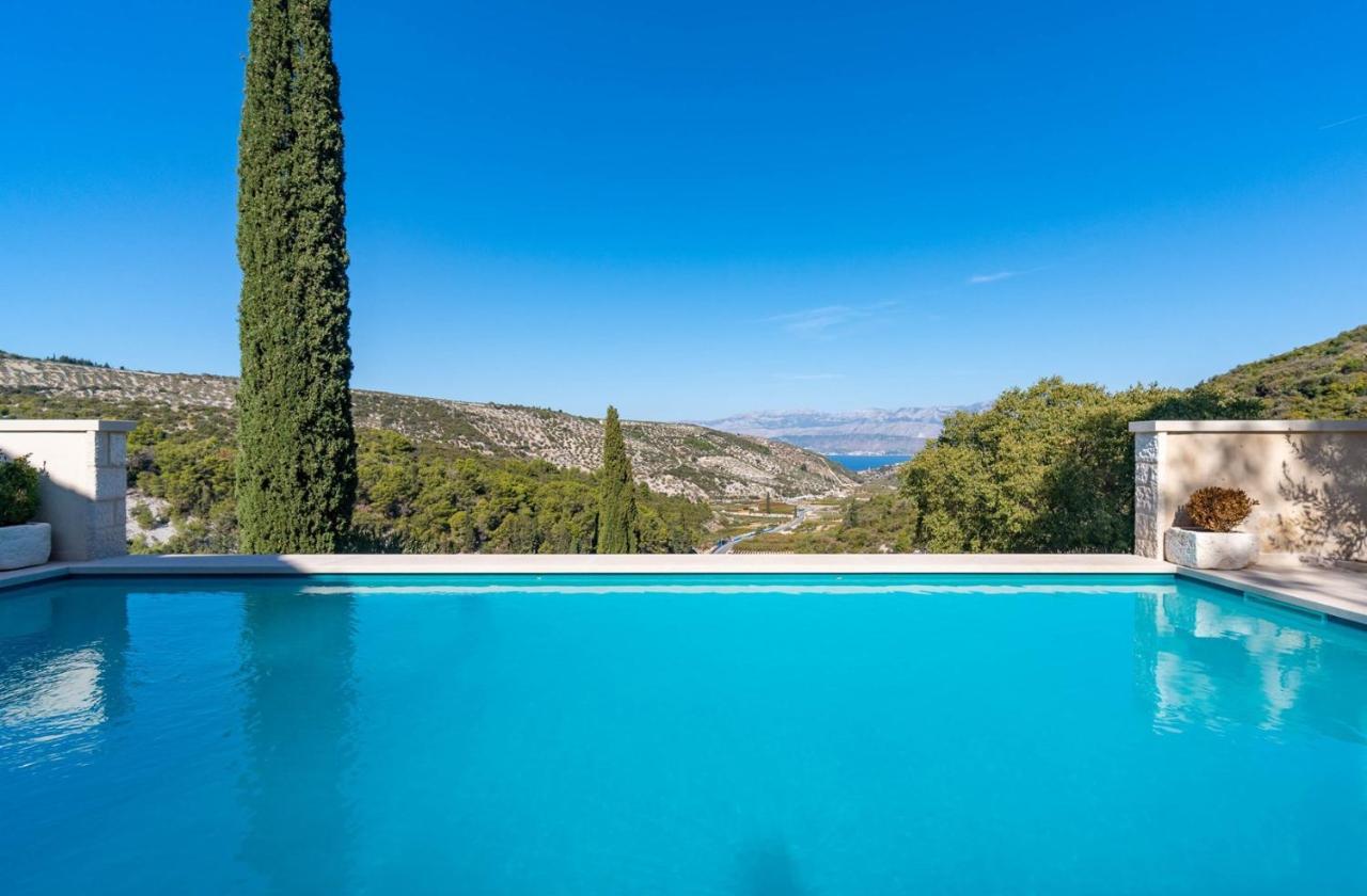 New Villa Ani! Traditional And Luxurious 4-Bedroom Villa With Heated Pool And Sea Views ポスティレ エクステリア 写真